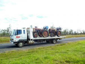 Towing Farming Equipment